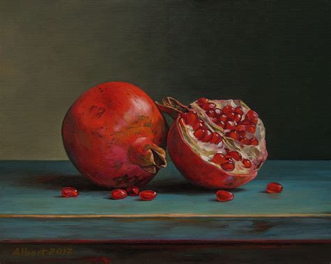 Pomegranate Still Life