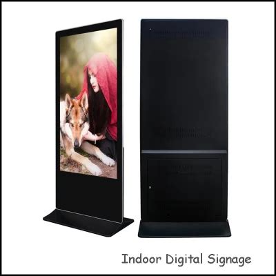 Inch P High Definition Lcd Monitor Floor Standing Shopping Mall