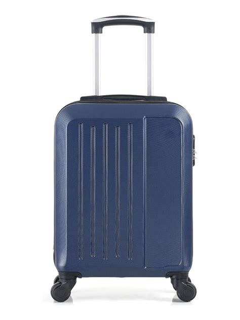 Hero Valise Cabine Abs Vesuvio E Cm Roues Bleu Marine Kiabi