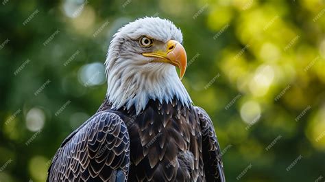 Premium Ai Image Bald Eagle Portrait From Animal The Bald Eagle