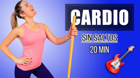 CARDIO SIN SALTOS Con Palo 20 Minutos YouTube