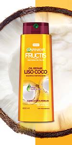 Garnier Fructis Shampoo Oil Repair Liso Coco 650 Ml Amazon Mx