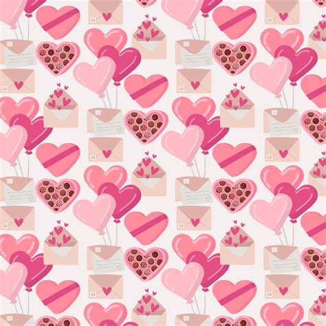 Vector Valentine S Day Seamless Pattern Vector Art At Vecteezy