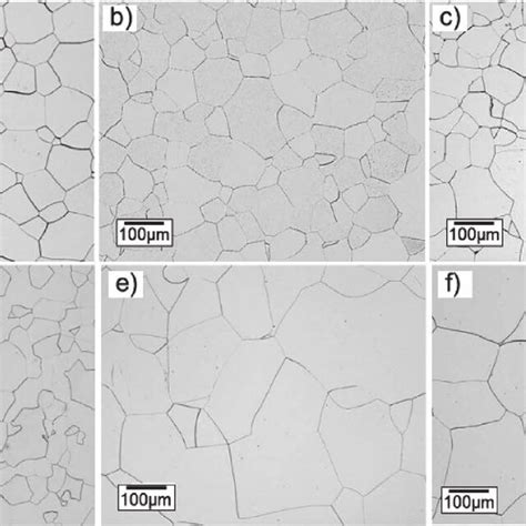 Optical Micrographs Showing Microstructure Of Specimens At 1 4