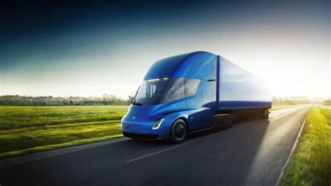 Tesla Semi Le Futur Poids Lourd Delon Musk Avec 800 Km Dautonomie