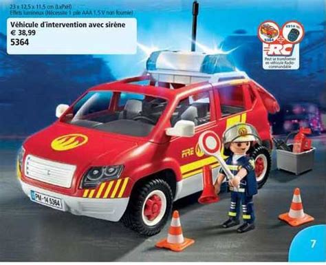 Promo V Hicule D Intervention Avec Sir Ne Chez Playmobil Icatalogue Fr