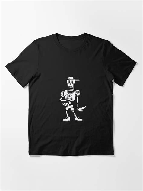 Undertale Papyrus Cool Dude T Shirt For Sale By Juaco Redbubble