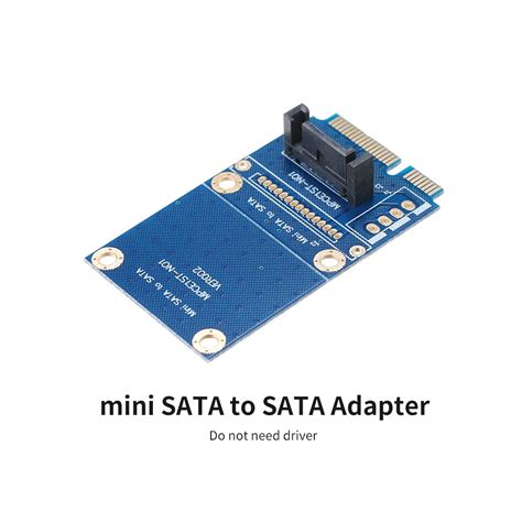 Msata To Sata Converter Mini Sata To Pin Sata Adapter Hdd Pcie Ssd Hdd