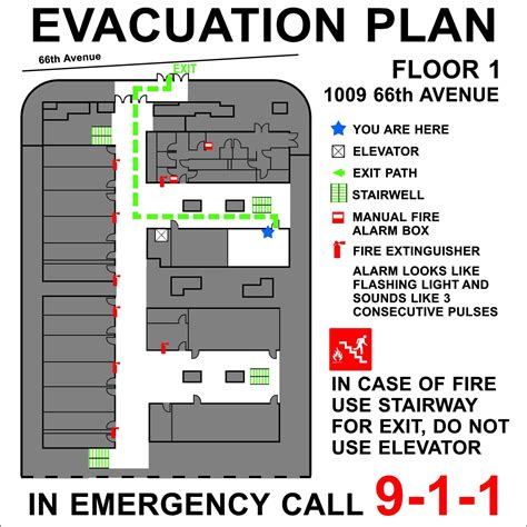 Emergency Evacuation Plan Map