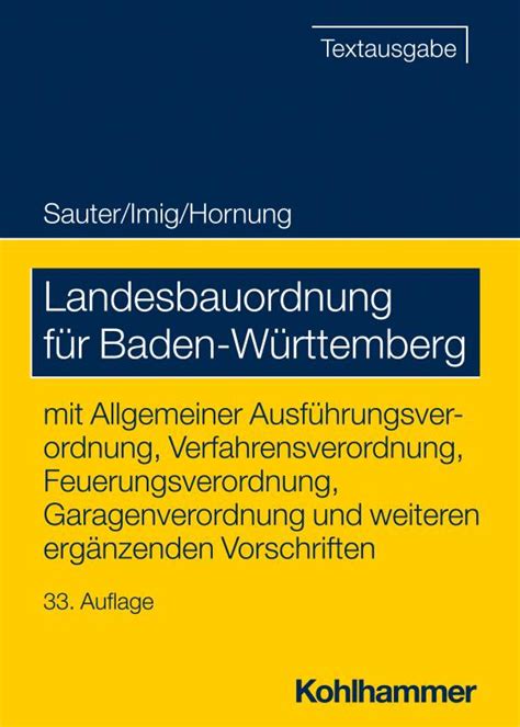 Landesbauordnung für Baden Württemberg Lesejury