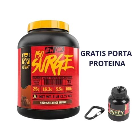 Iso Surge Lbs Mutant Isolatada Proteina Chocolate Porta Proteina