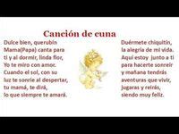 Ideas De Canciones De Nanas Letras De Canciones Infantiles Poemas