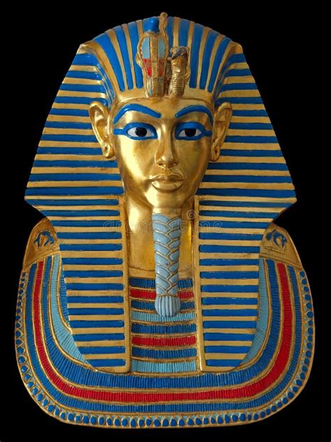 Ancient Gold Mask Of The Egyptian Pharaoh Stock Photo - Image: 18276818