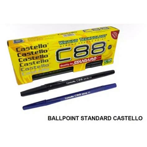 Jual Pen Standard C88 Castello 1 Pack 12pcs Shopee Indonesia