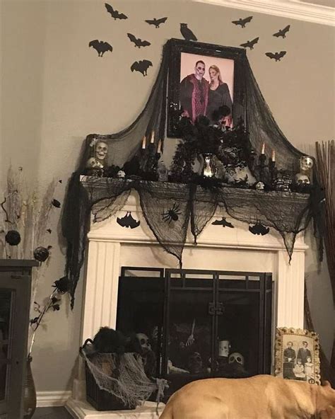 30 Magnificent Diy Halloween Interior Decorating Ideas That So Inspire Halloween Fireplace