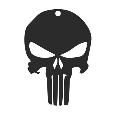 Free Stl File The Punisher Keychain・3d Printer Model To Download・cults