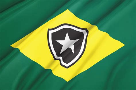 Bandeira Botafogo 145x85 cm Brasil Oxford Poliéster Tecido Elo7