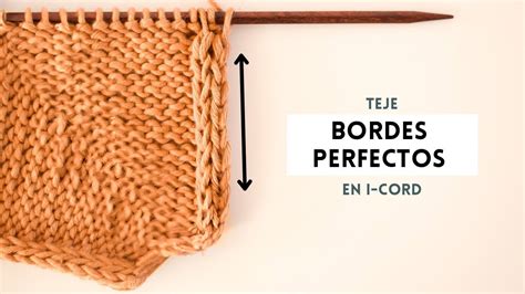 Borde Perfecto A Dos Agujas I Cord Youtube