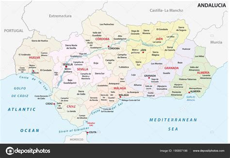 Mapa Politico Andalucia Mapa Images