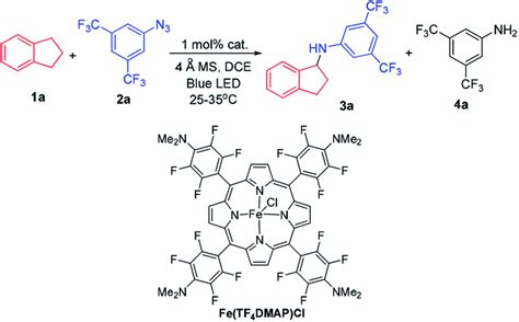 Iron Porphyrin Catalysed Light Driven Ch Bond Amination And Alkene