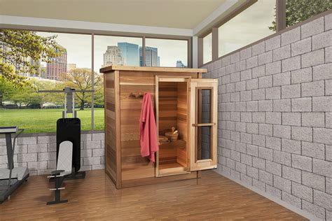 Pre Fab Cabin Sauna Kits Indoor Red Cedar Home Saunas