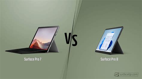 Surface Pro 7 vs. Surface Pro 8 - Detailed Specs Comparison