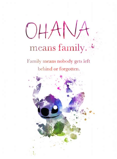 Printable Lilo And Stitch Ohana Quote