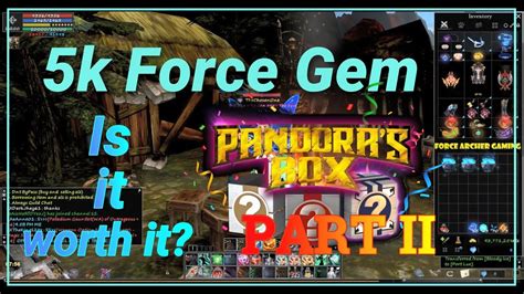 Cabal Online Ph Pandoras Box Part Ii 5k Force Gem Worth It Padin