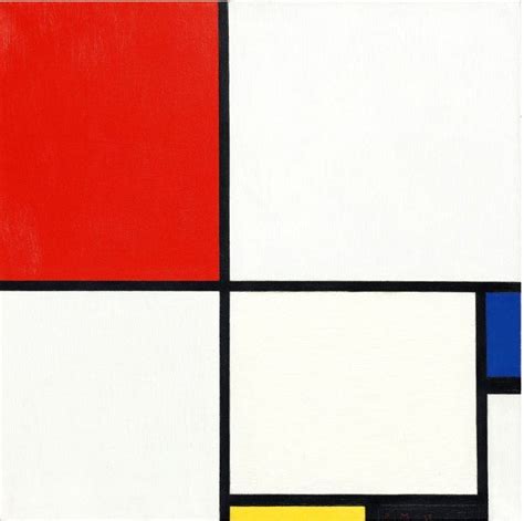 Piet Mondrian Composition No X Cm Oil On Canvas Nolden