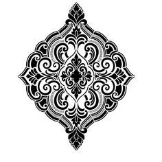 Damask Designs Ideas In Damask Damask Pattern Stencils Wall