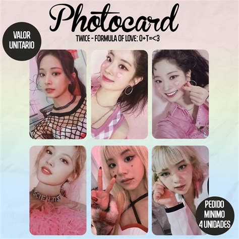 Photocards Kpop Twice Formula Of Love O T