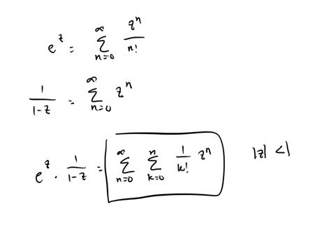 Solved Find The Laurent Series Of F Z E Z 1 Z For Z 1 Hints For Z 1 Use 4 3 Where