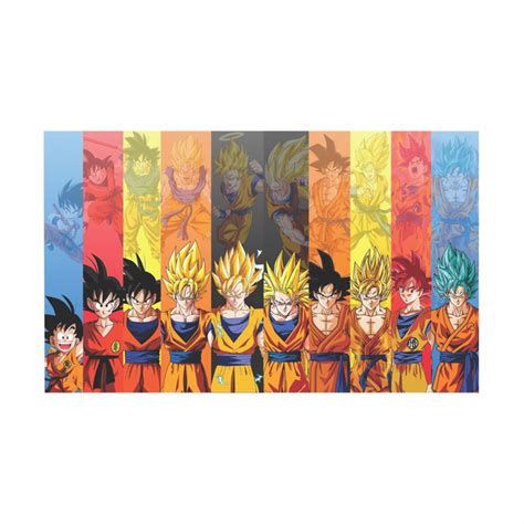 Painel Decora O Tecido Sublimado Dragon Ball Z X Elo