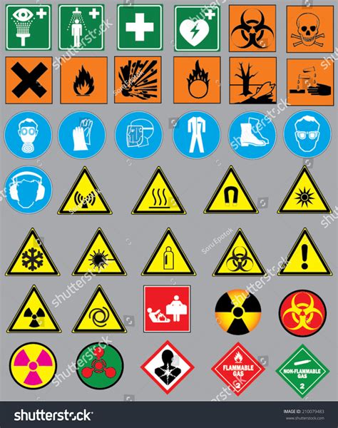 Common Hazard Symbols In The Laboratory