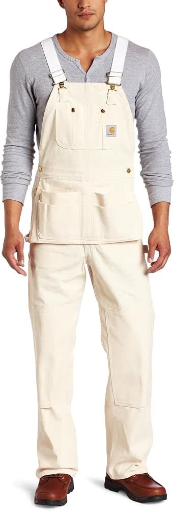 Carhartt Mens Drill Carpenter Bib Overalls Unlined