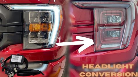 21 23 F 150 Factory Headlight Conversion Full Install And Functionality Youtube