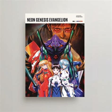 Anime Poster Neon Genesis Evangelion Poster Minimalist Poster A3