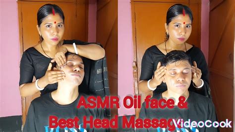 Asmr 🔥 Oil Face Massage 🔥🔥best Relaxing Oil Head Massage And Neck