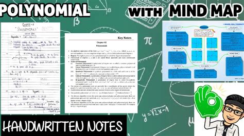 Class Maths Chapter Notes Class Polynomials Handwritten Notes