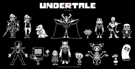 Undertale D All Main Monsters Rundertale