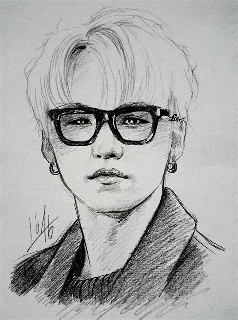 Suga Fanart Bts Suga Drawing HD Phone Wallpaper Pxfuel