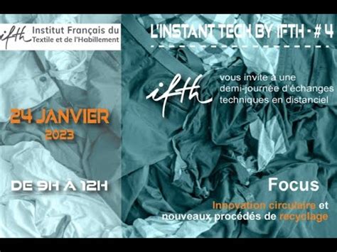 Linstant Tech By Ifth Janvier Innovation Circulaire Et