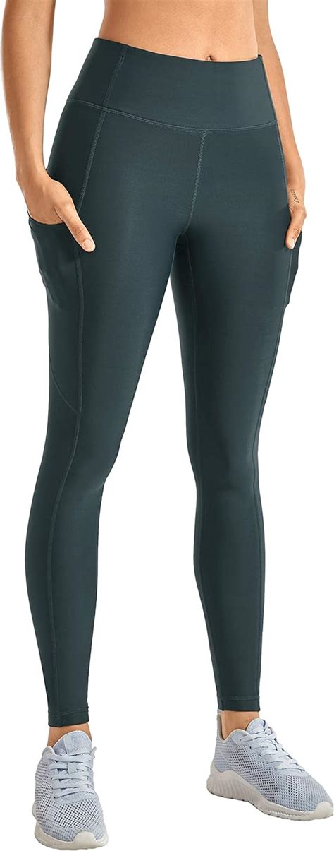 Crz Yoga Womens Thermal Fleece Lined Leggings High Waisted Winter Yoga