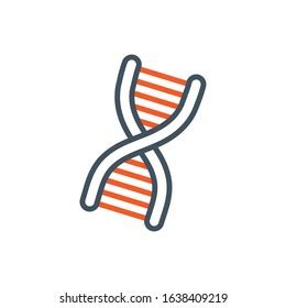 Dna Structure Design Chromosome Science Molecule Stock Vector Royalty