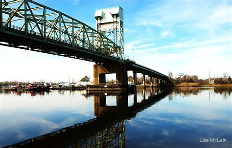 "Cape Fear River Bridge " by Lisa McLain | Redbubble