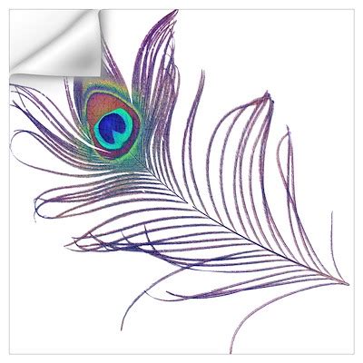 PEACOCK FEATHER Wall Decal