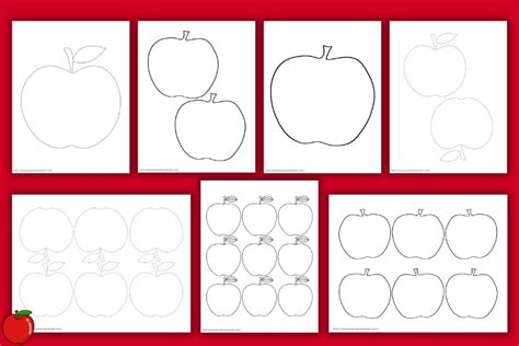 Free Printable Apple Templates