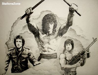 Uk Rambo Fan Art Craig Zablo S Stallonezone