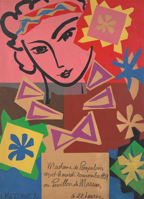 Henri Matisse Madame De Pompadour Mutualart