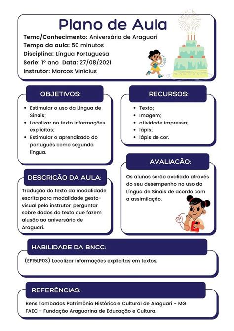 Plano De Aula Cores Em Libras Artofit